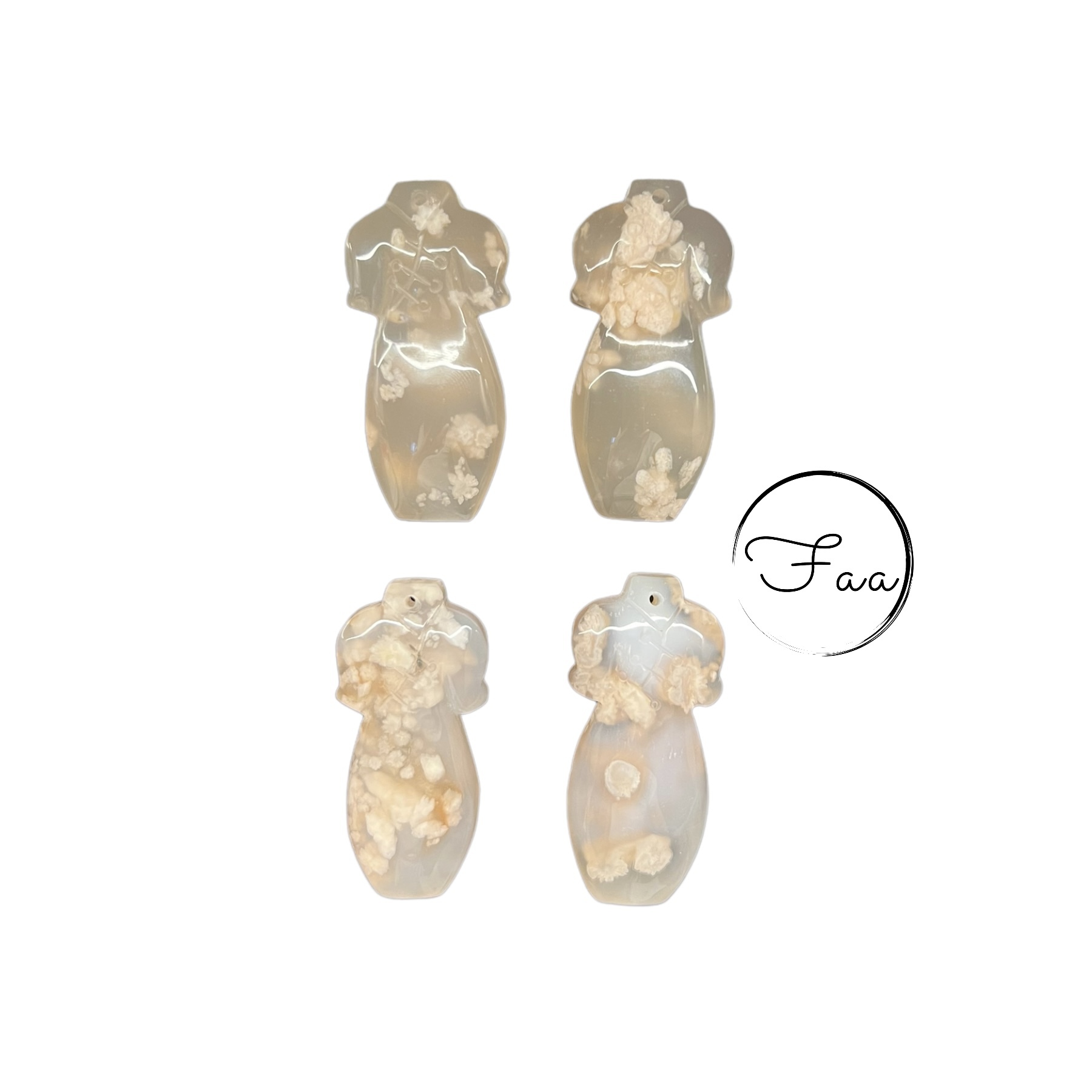 No.35 cherry blossom agate cheongsam