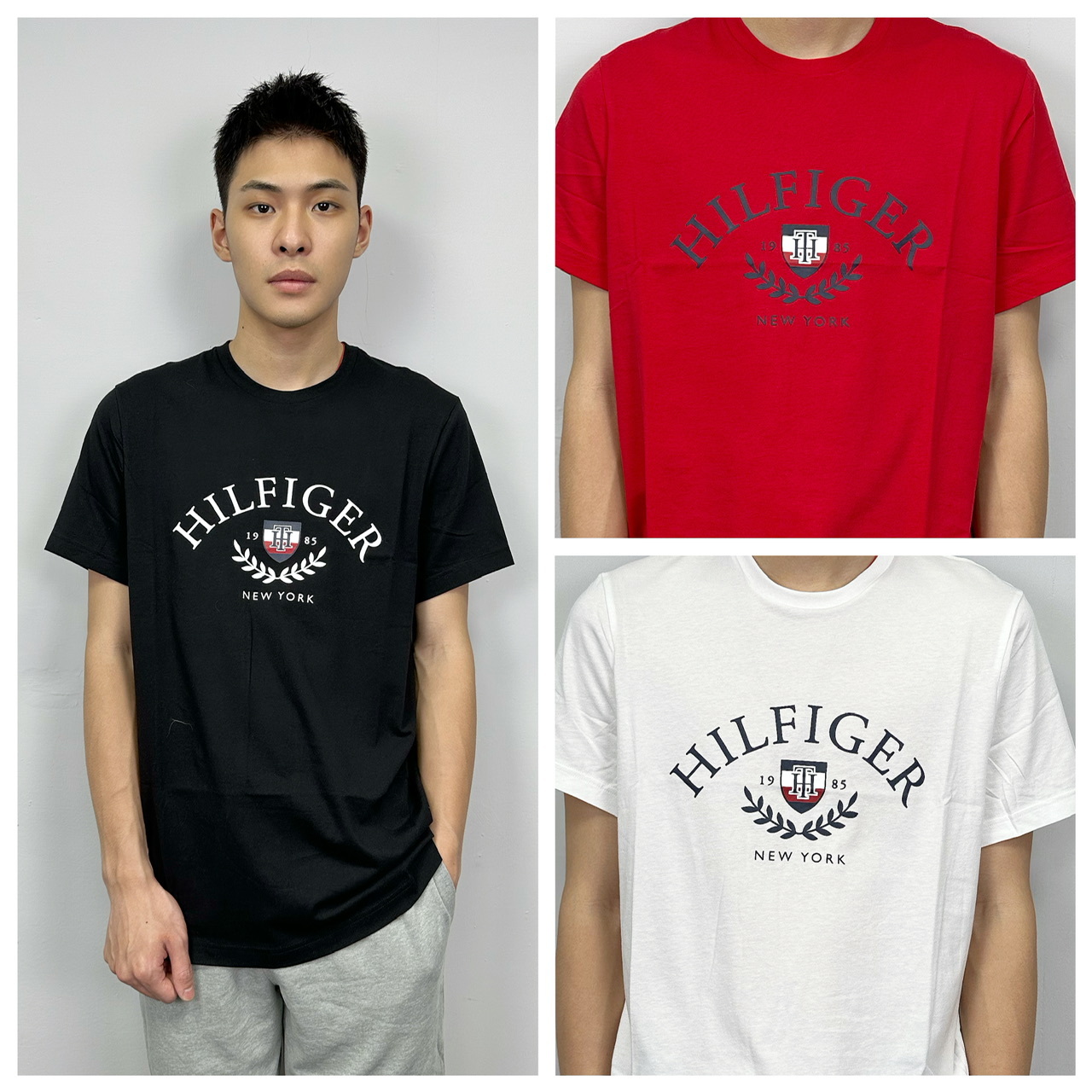 Tommy Hilfiger 月桂冠徽章字母 短袖上衣 短T