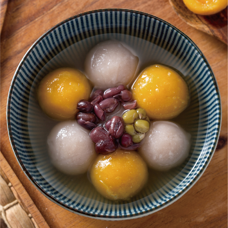 QQ NOMI QQ諾米包餡綜合圓（芋圓+地瓜圓）【冷凍】