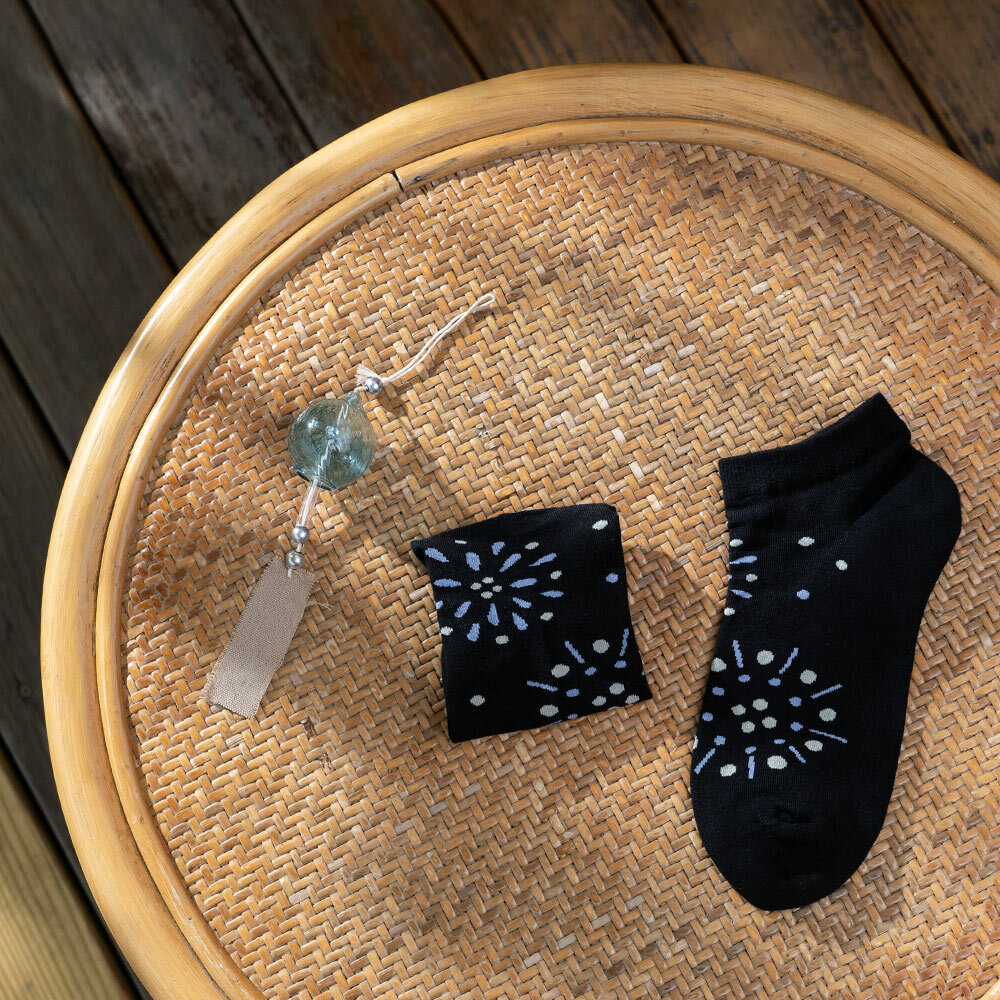 《記憶的煙花》夜光黑-船型-M〈除臭/兩點金加厚〉