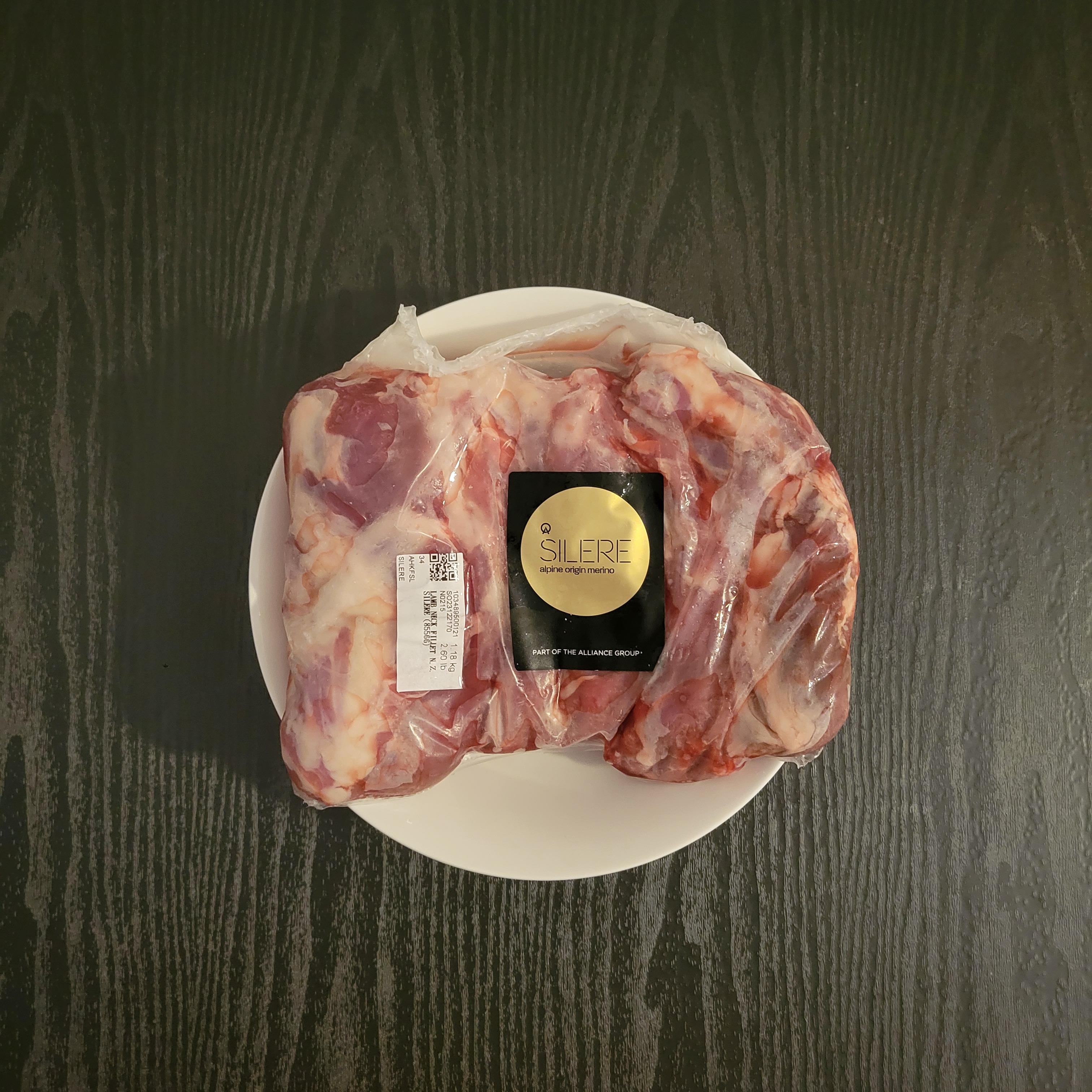 急凍新西蘭Silere Alpine Origin Merino羊頸脊 大約1kg