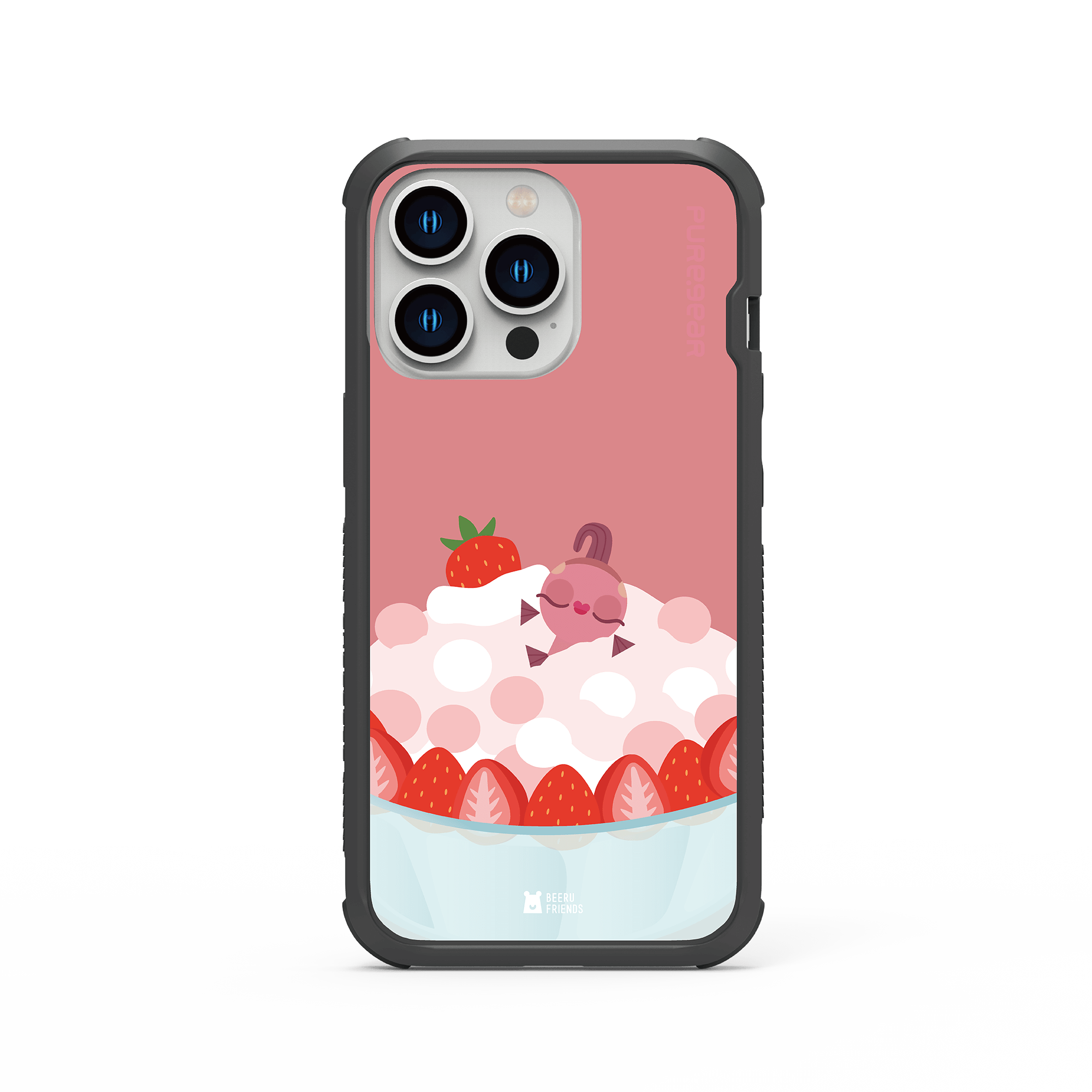 iPhone 13/12/11 輕坦克防摔手機殼 / 草莓湯圓 (Taiwan Bar)