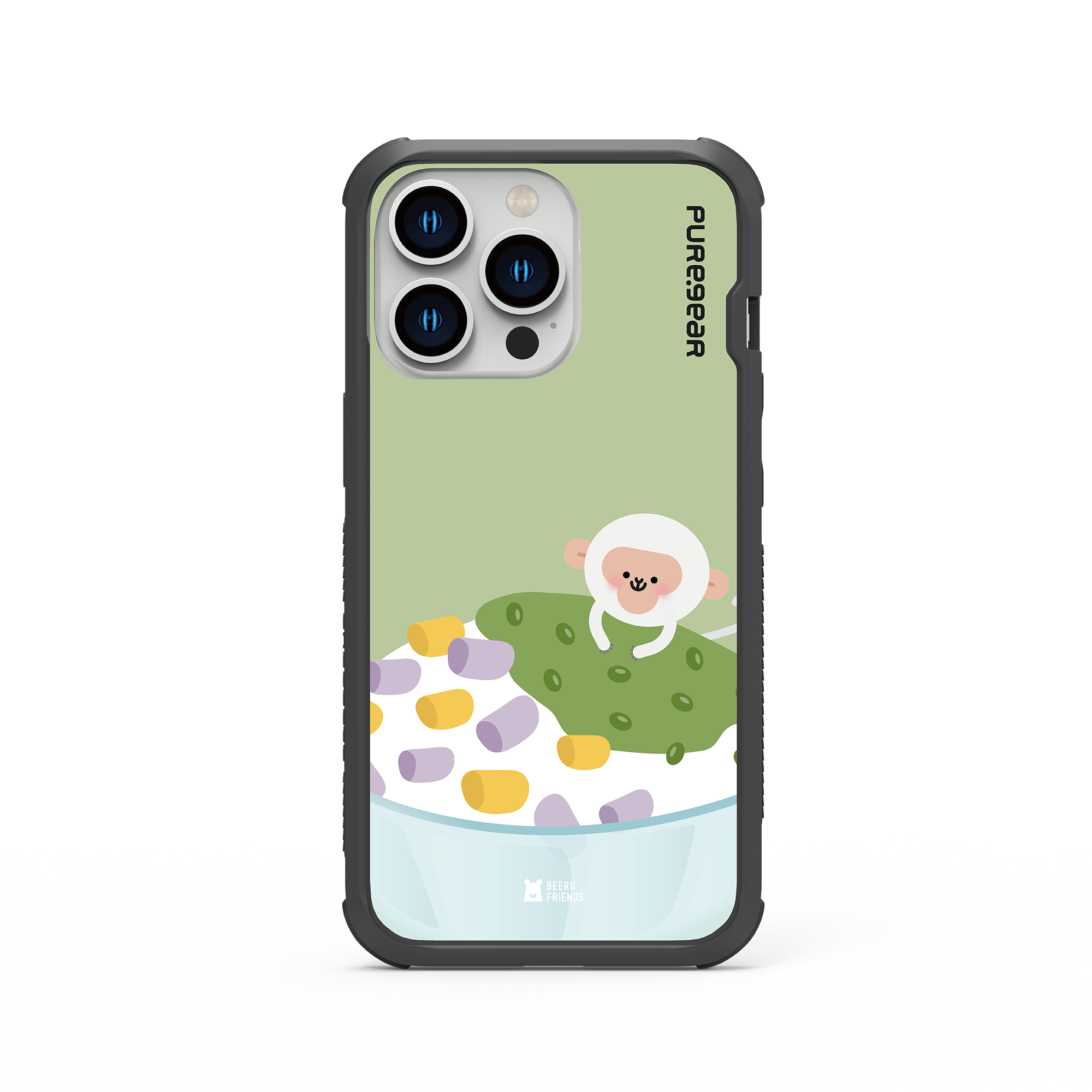 iPhone 13/12/11 輕坦克防摔手機殼 / 抹茶芋圓 (Taiwan Bar)