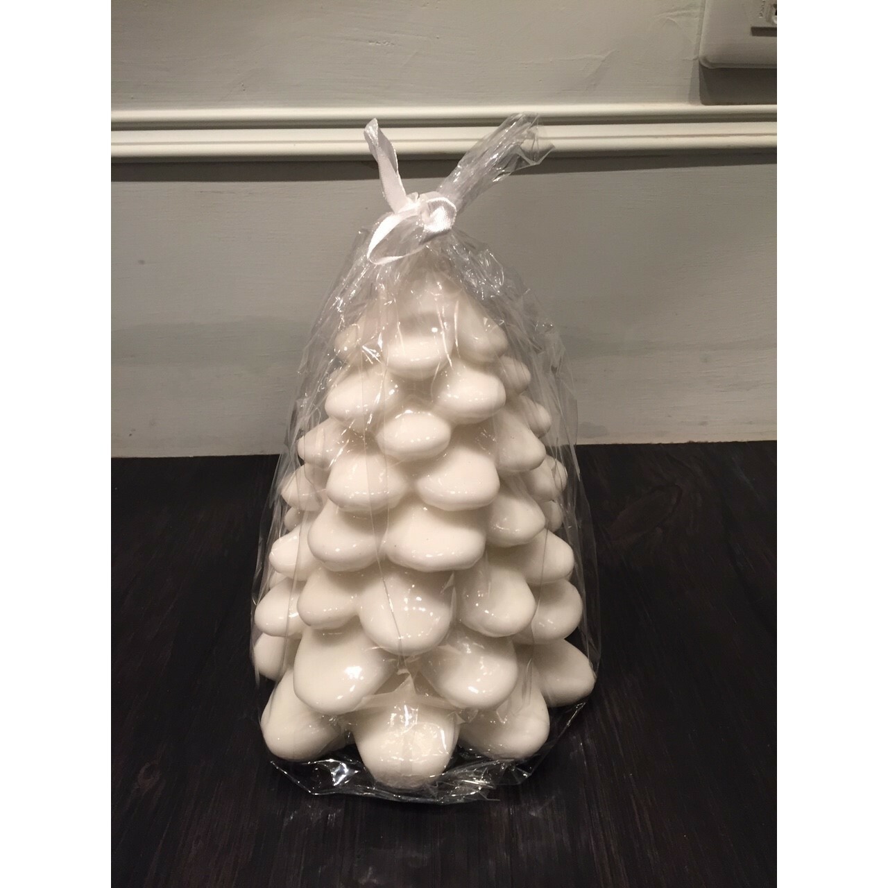 FANCY 白色聖誕樹造型蠟燭