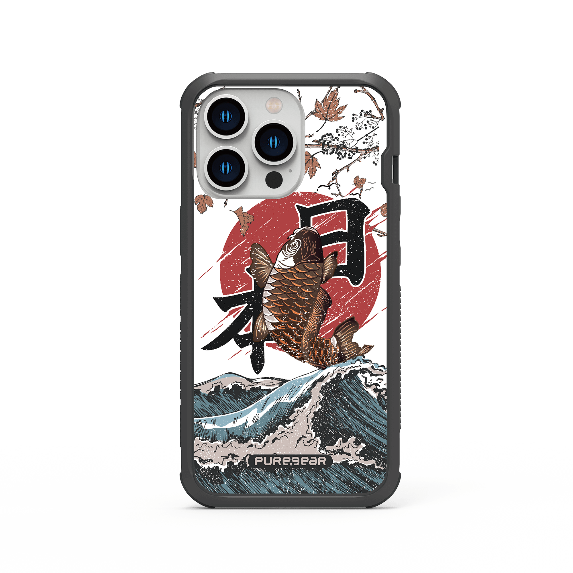 iPhone 13/12/11 輕坦克防摔手機殼 /紅鯉 (彩繪風格)