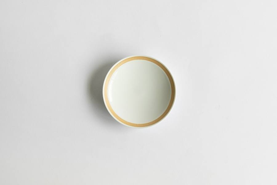 白山陶器-錆千筋 3寸和皿