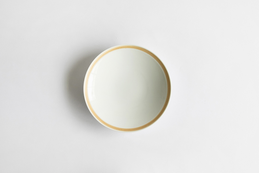 白山陶器-錆千筋 5寸和皿