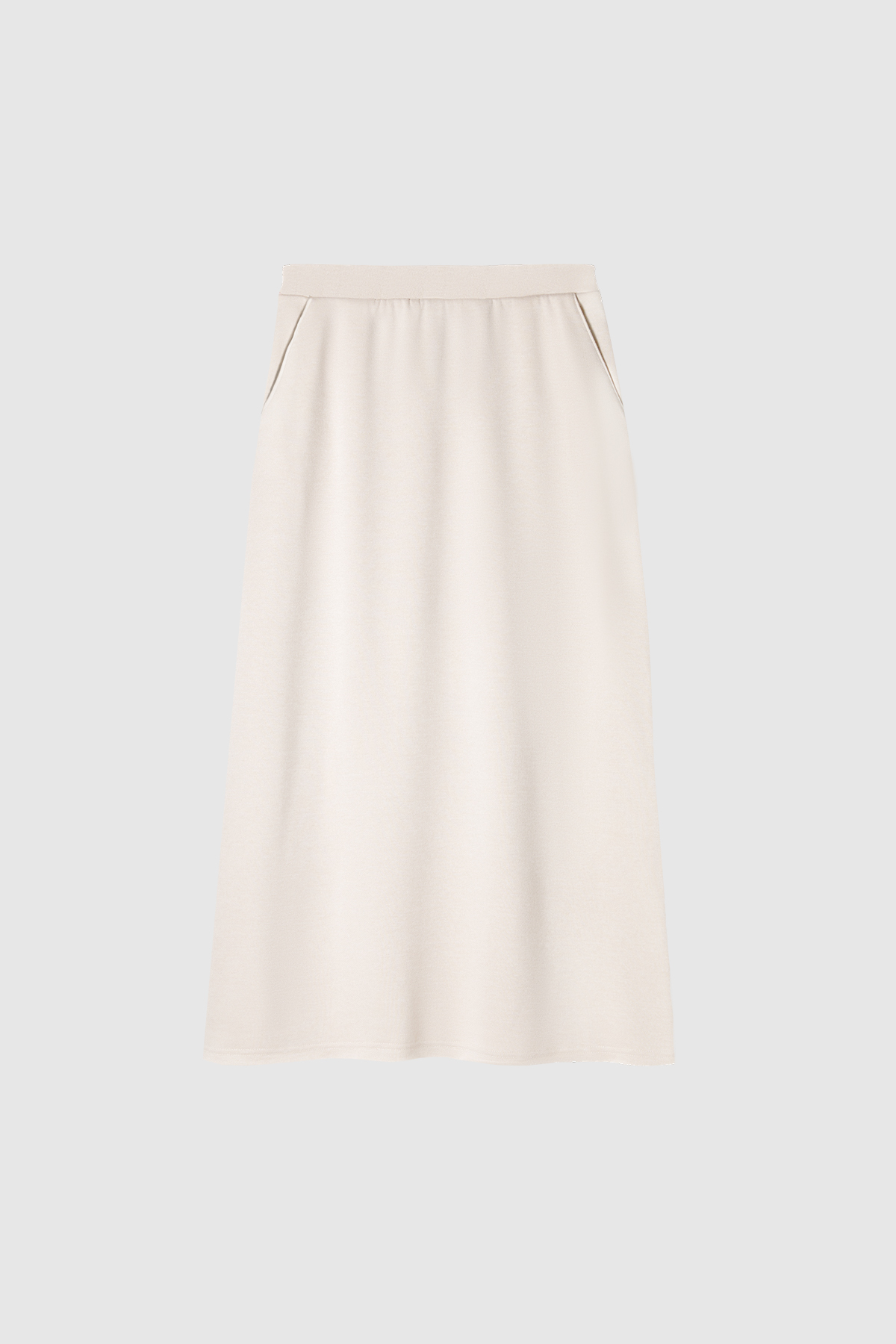 LAZEE 魚鱗布窄裙 女（燕麥）