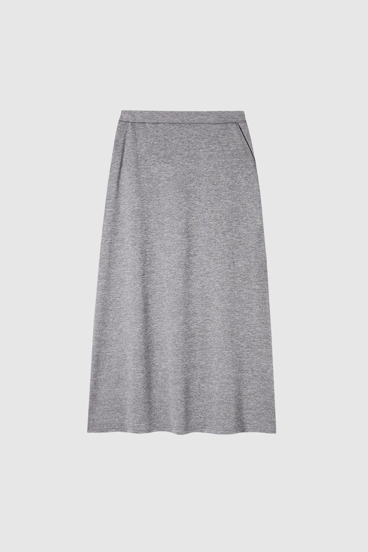 LAZEE 魚鱗布窄裙 女 （麻灰）