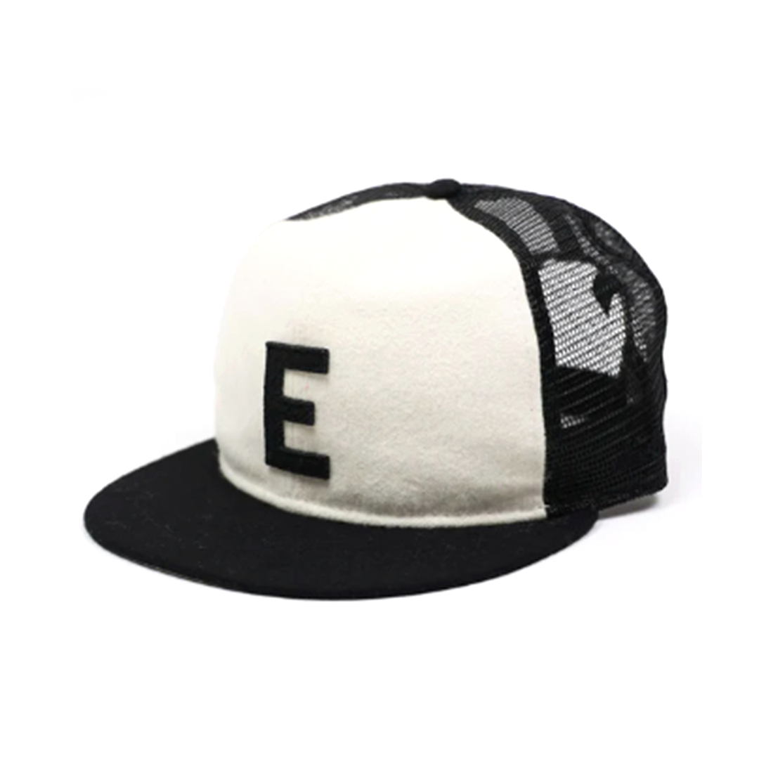 FOG Essentials x New Era Wool Trucker 卡車司機帽黑白