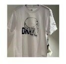 [S] DKNY SHIMMER SKULL TEE,WHITE, M1312020-WHT (SD448)