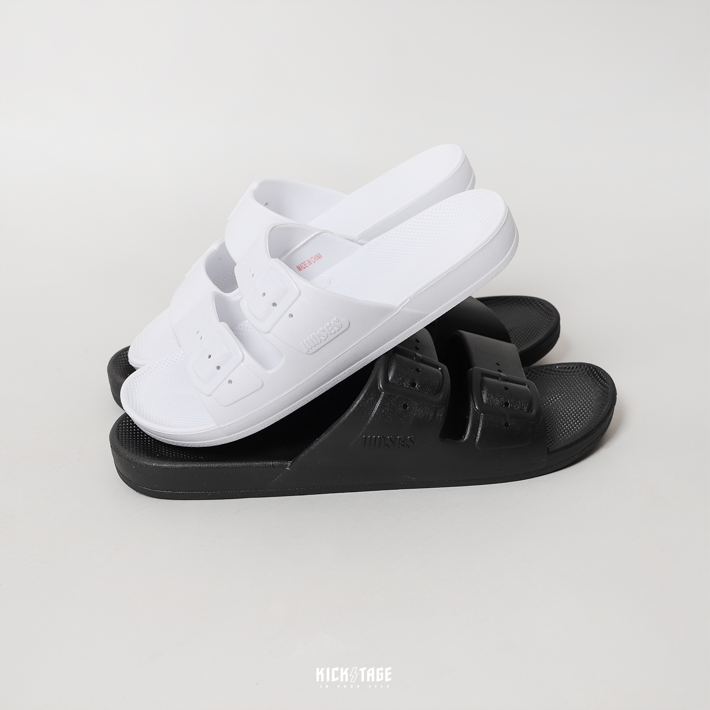 [售出無退換]男女鞋 FREEDOM MOSES 以色列 香香拖 防水 拖鞋 黑白 BLACK WHITE