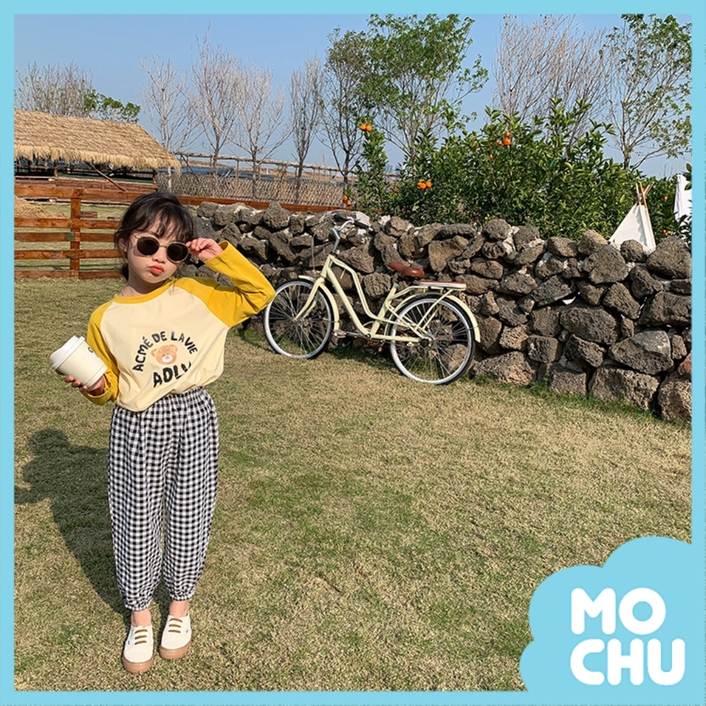 經典百搭格子燈籠褲(六色)