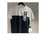 [S] DKNY SPLIT LOGO CREWNECK,BLACK/WHITE, M1312015-BLW (SD454)