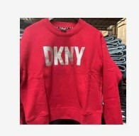 [S] DKNY SILVER LOGO PULL OVER,RED[FINAL SALE], DP2T7974-0FX (SD459)