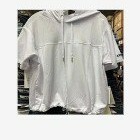 [S] DKNY CROPPED HOODIE,WHITE[FINAL SALE], DP1T8052-WHT (SD460)