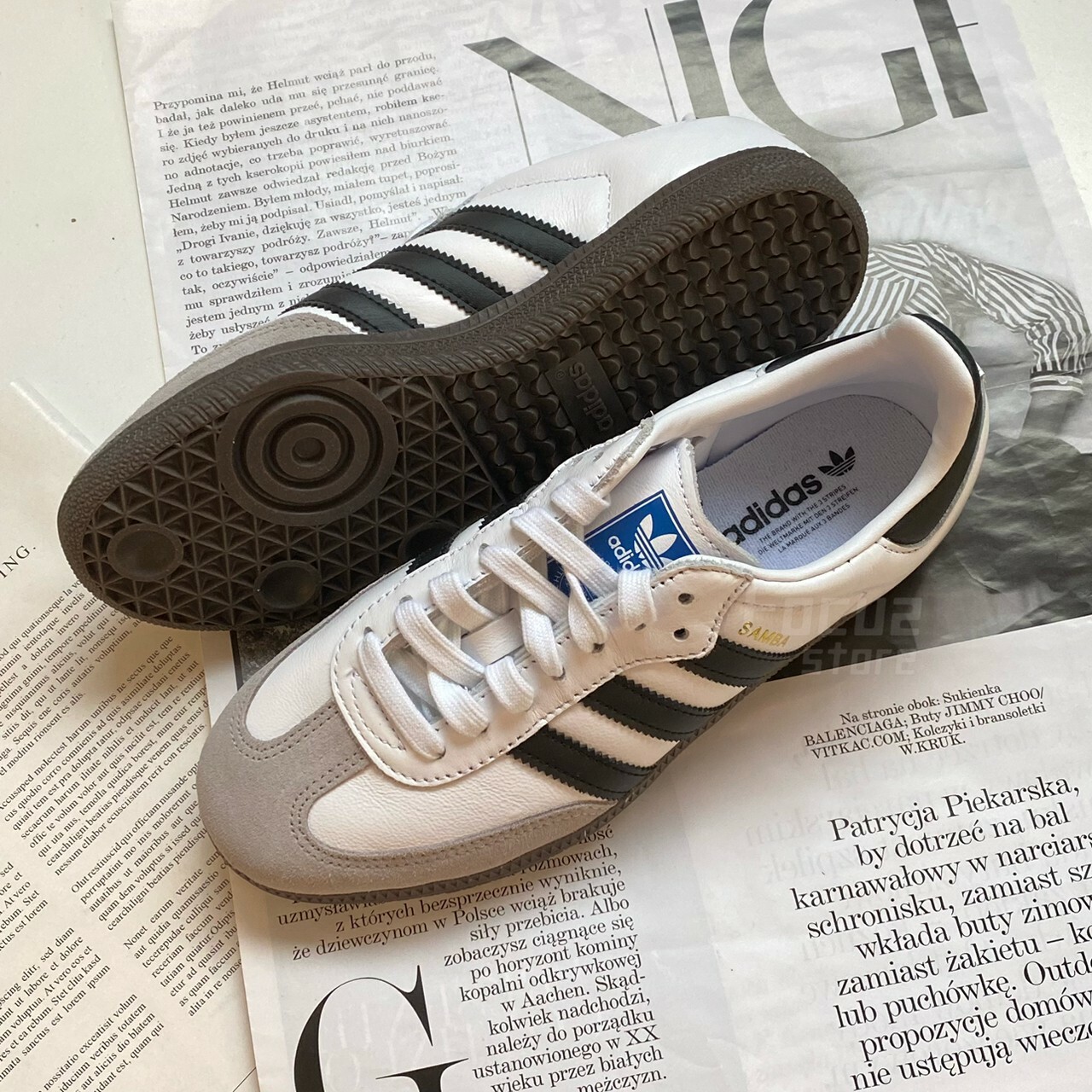 【Focus Store】現貨秒發 adidas Samba OG 'White Black Gum' B75806