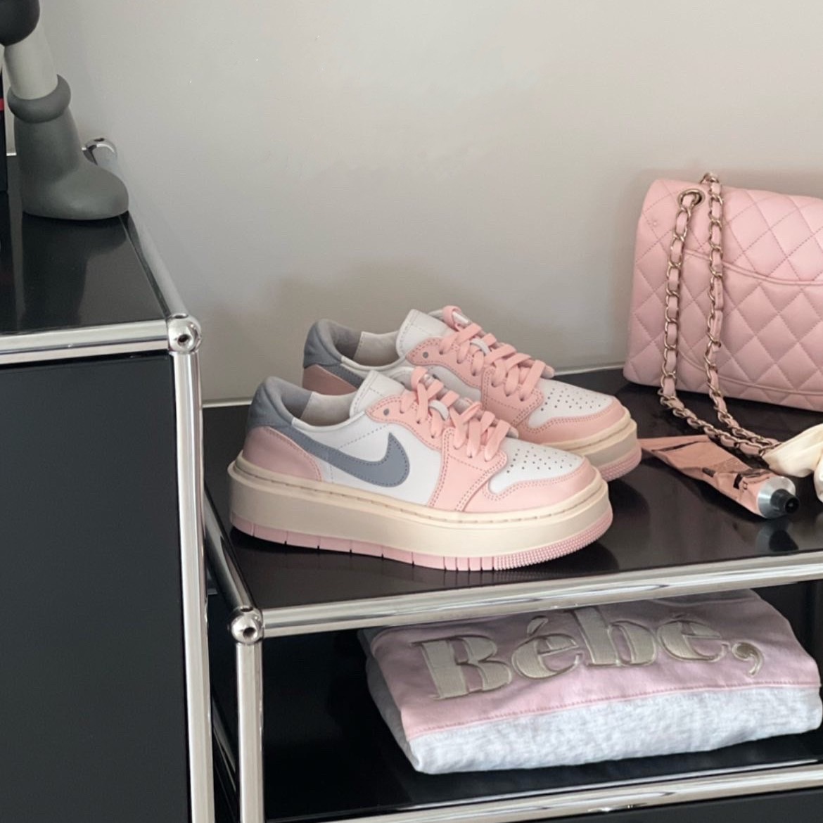 Nike Air Jordan 1 Elevate 繽紛馬卡龍 粉色 白灰 白色 增高 厚底 DH7004-600