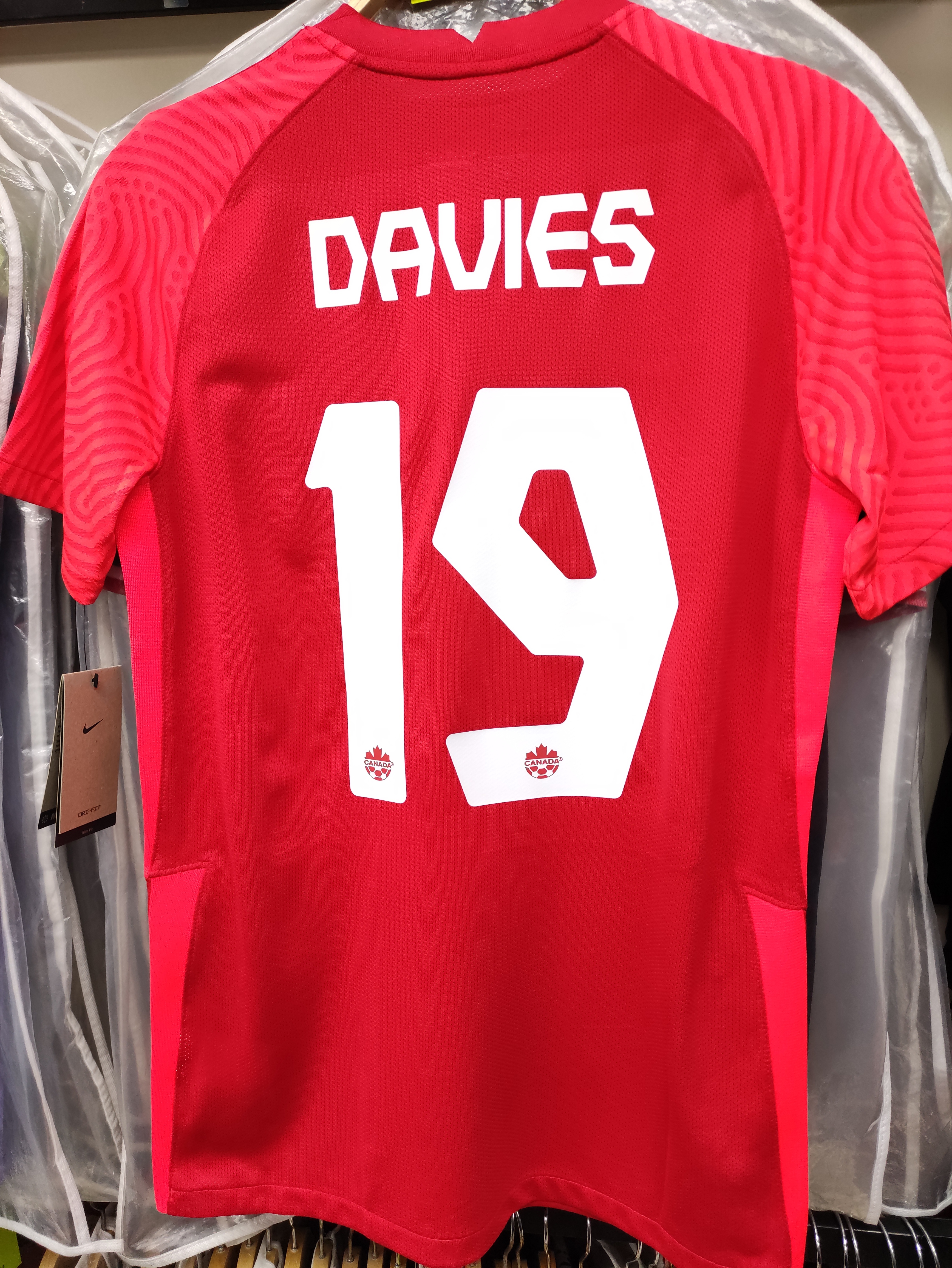 2022世界杯加拿大國家隊主場阿方素戴維斯球衣