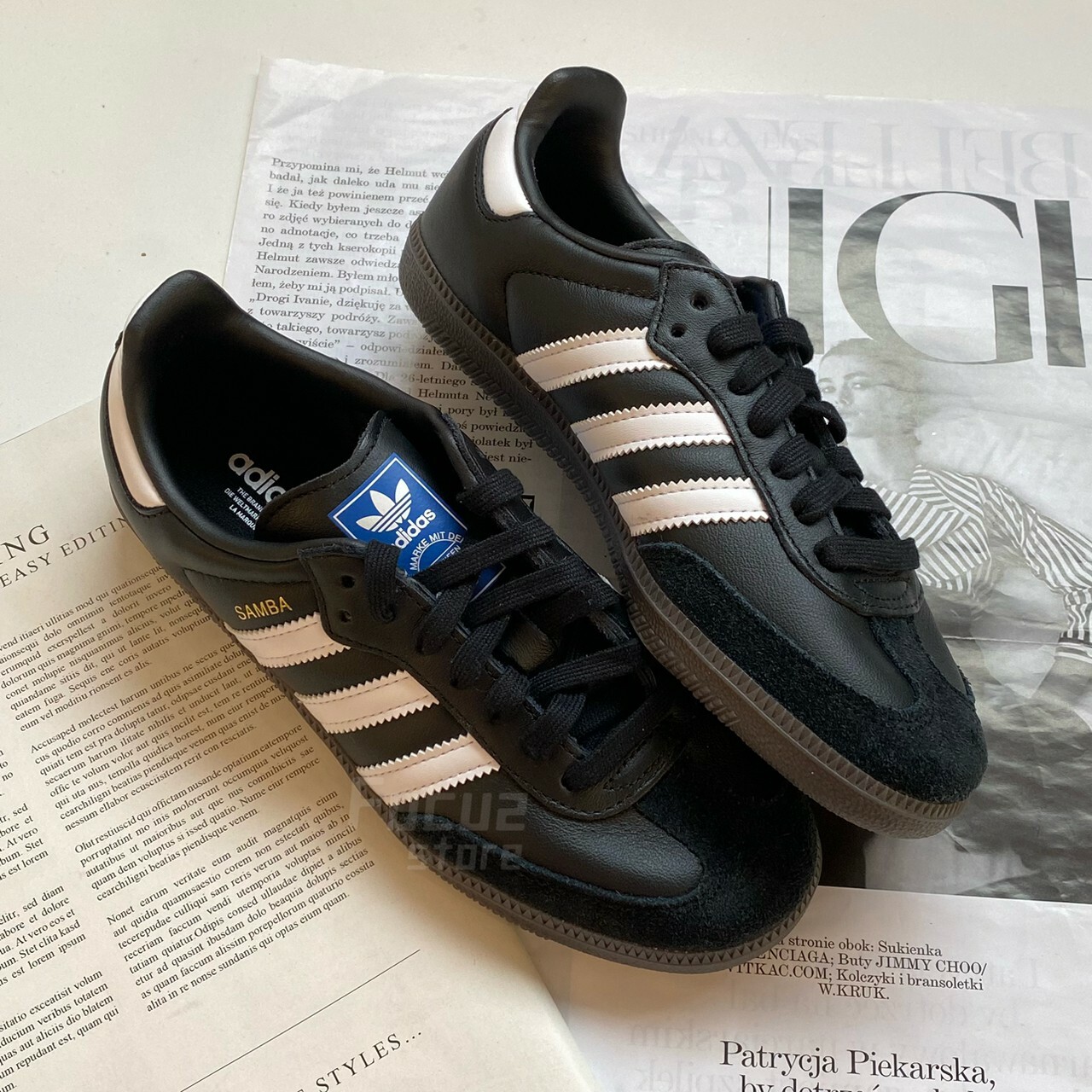 【Focus Store】現貨秒發 adidas Samba OG 'Black Gum' 黑色 B75807