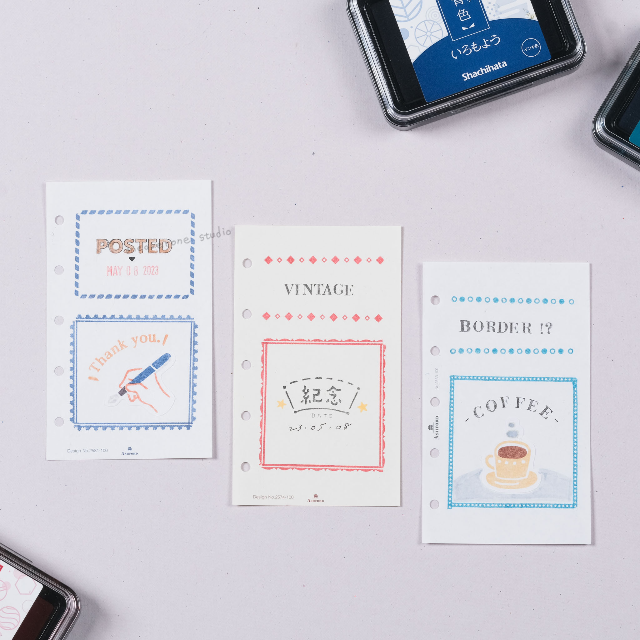 裝飾線條棒  膠版印章｜一分之一工作室 TAIWAN