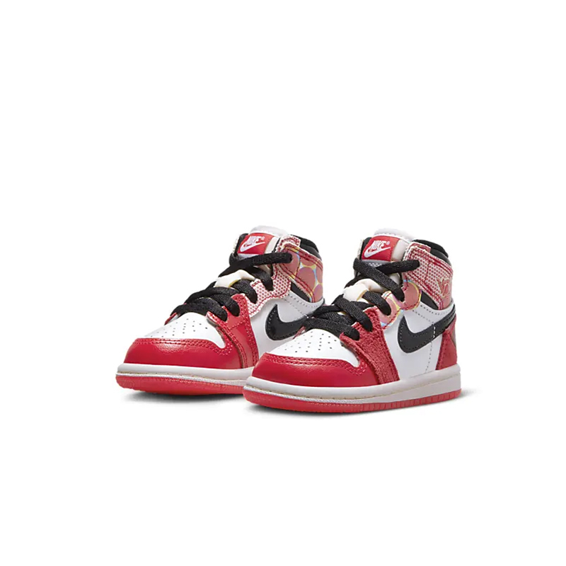 SPIDER-VERSE x Air Jordan 1 High OG TD " Next Chapter "  蜘蛛人 電影主題 黑白紅 小童 DV1750-601 [台灣現貨]