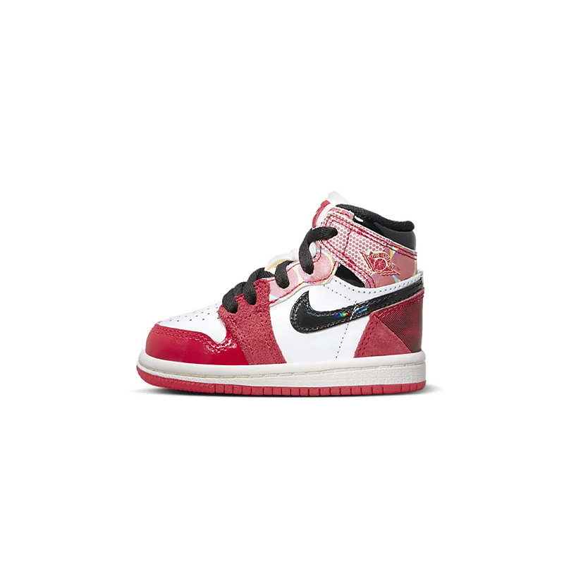 SPIDER-VERSE x Air Jordan 1 High OG TD " Next Chapter "  蜘蛛人 電影主題 黑白紅 小童 DV1750-601 [台灣現貨]