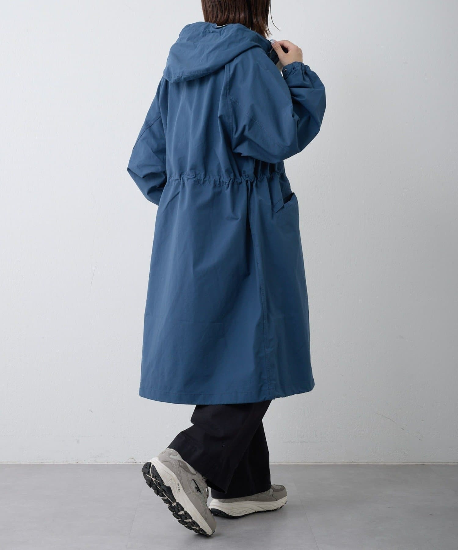 日本代購 紫標 THE NORTH FACE 北臉 山派克大衣 防水 外套 長版外套 抽繩 兩色 MAY-