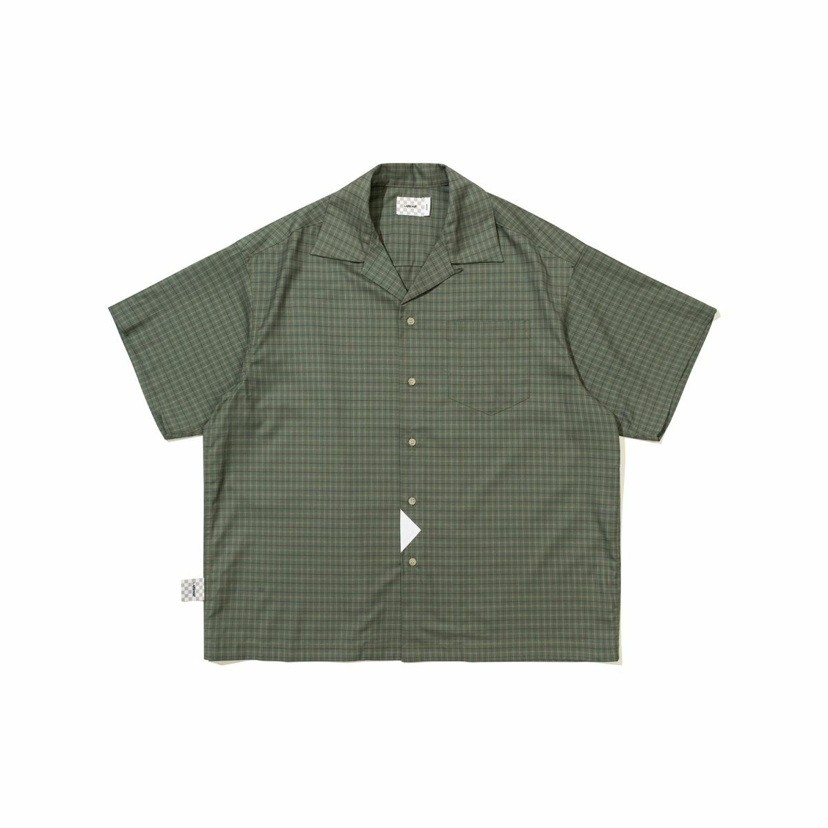 LAPRIMA Anti - Wrinkle Plaid Shirt 抗皺涼感短袖格紋襯衫