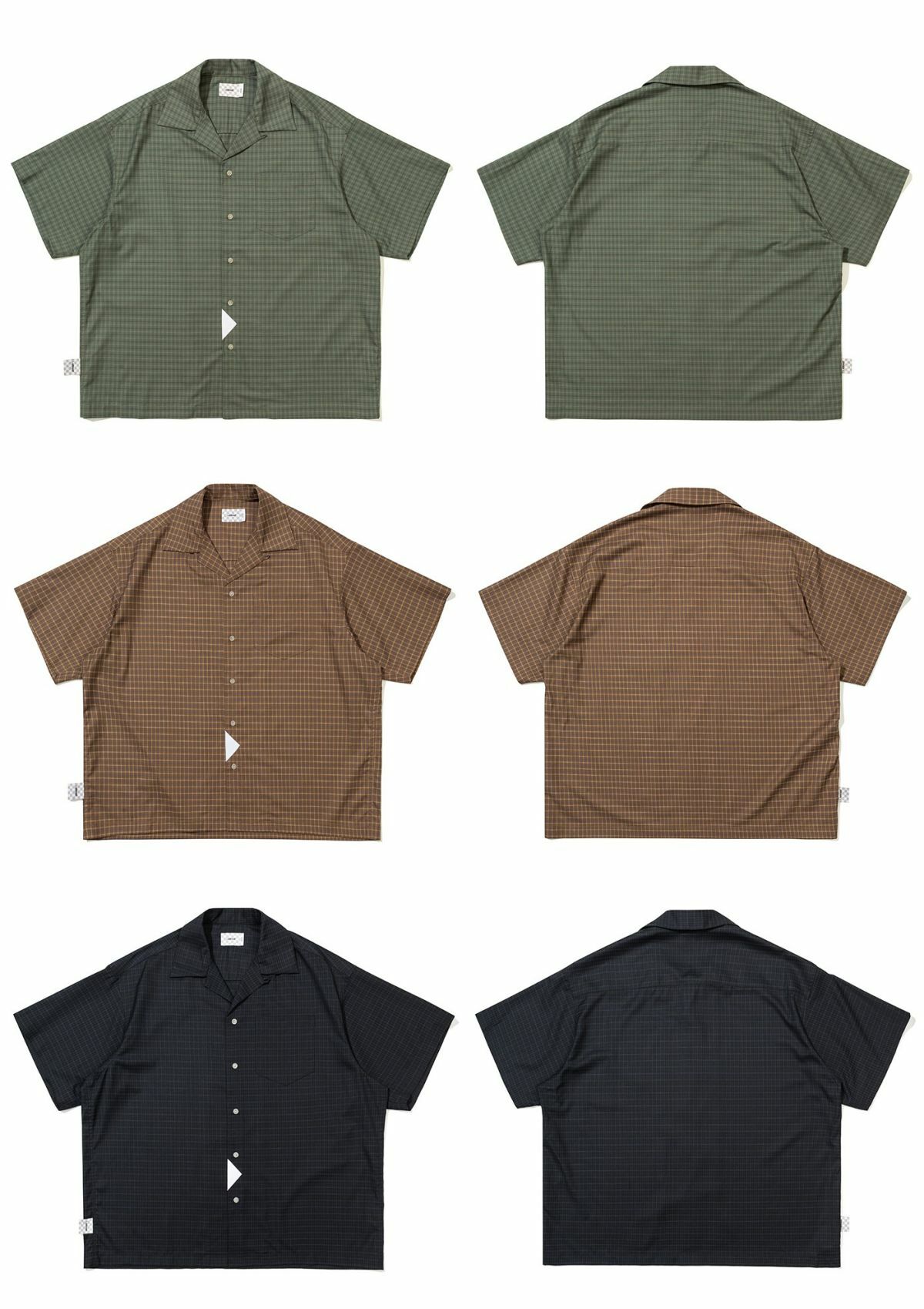 LAPRIMA Anti - Wrinkle Plaid Shirt 抗皺涼感短袖格紋襯衫