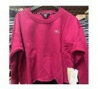 [S] DKNY LONG SLEEVE CROPPED TEE,PINK/SILVER, DP2T91063-BCY (SD494)