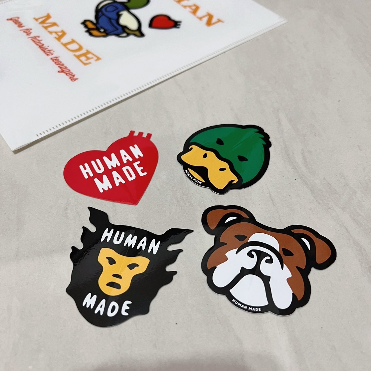 HUMAN MADE ANIMAL STICKER SET