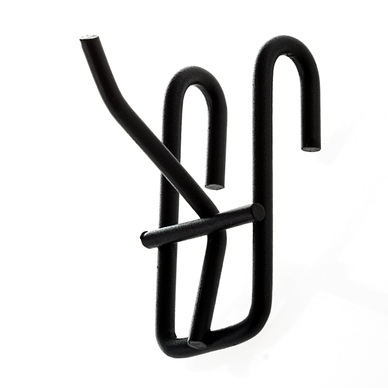 網用掛勾/黑5cm3入