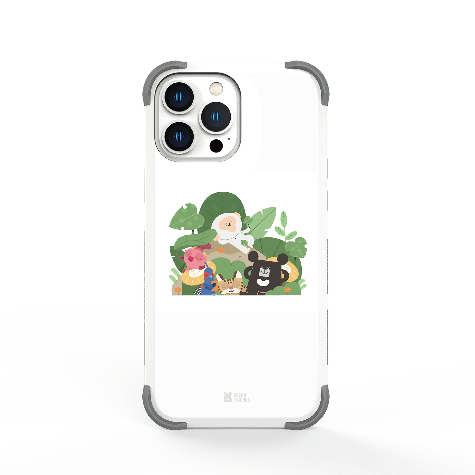 iPhone 13/12/11 坦克軍規防摔手機殼 / 療癒森啤 (Taiwan Bar)