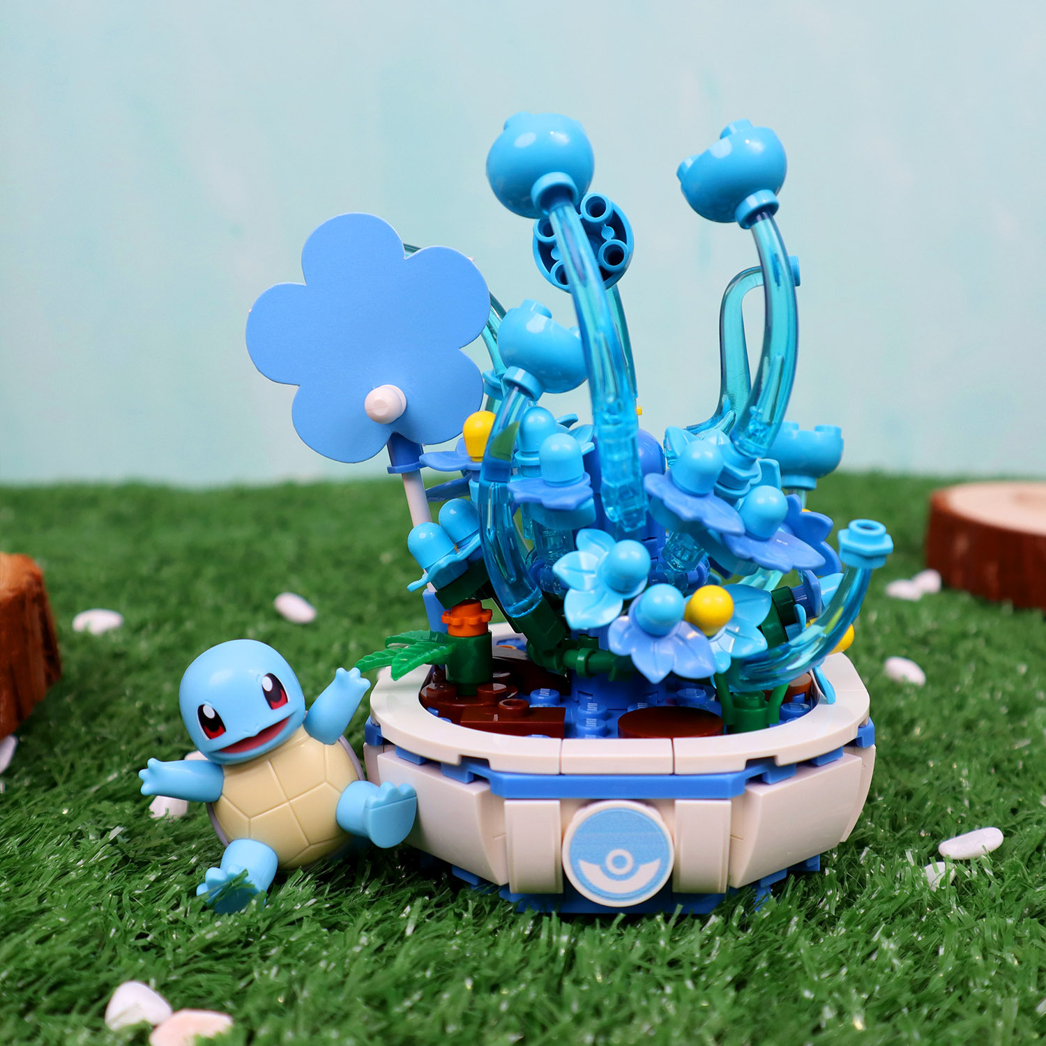 傑尼龜盆栽造型積木