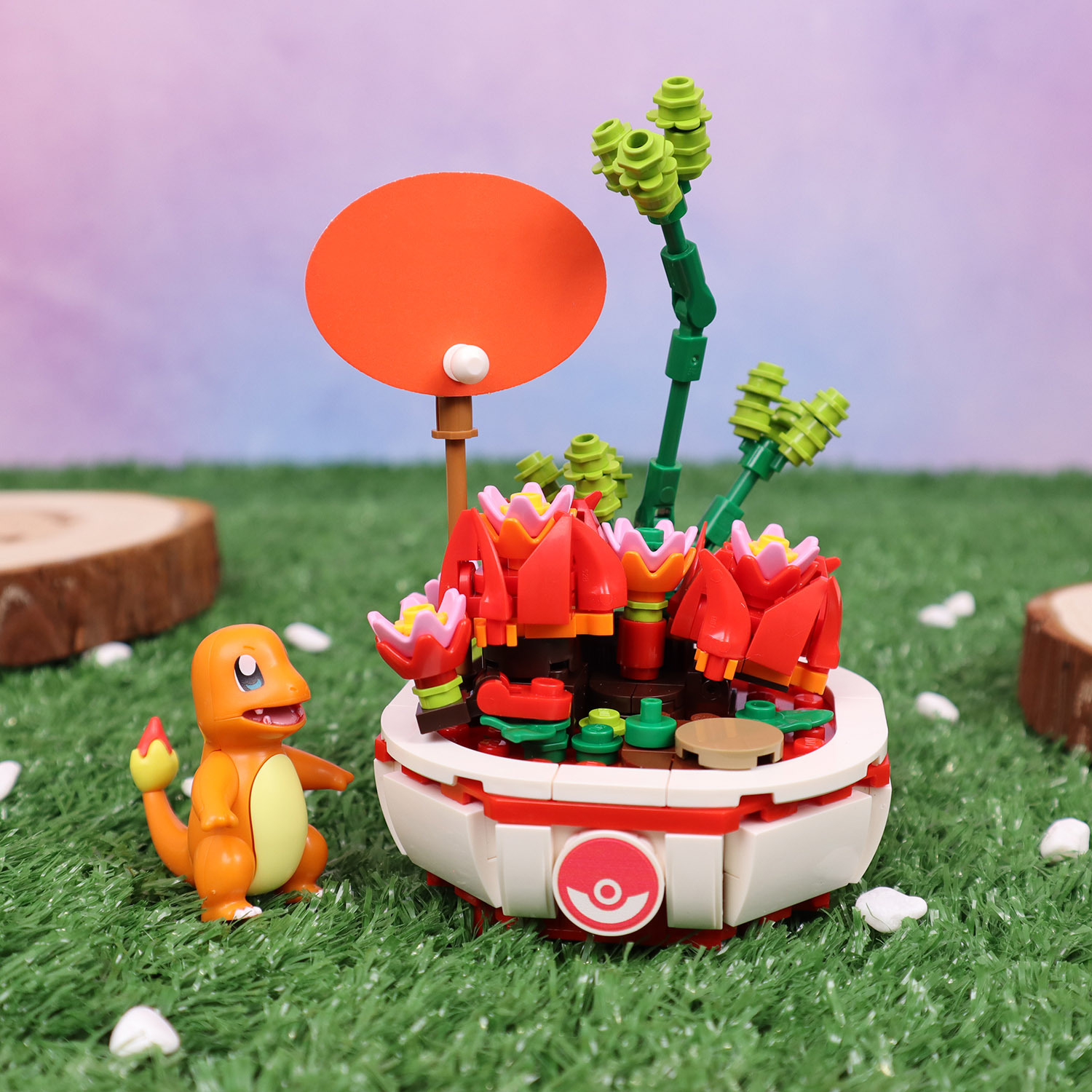 小火龍盆栽造型積木