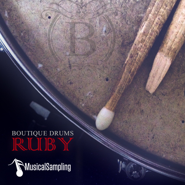 Musical Sampling Boutique Drums Ruby 鼓虛擬樂器（序號下載版）