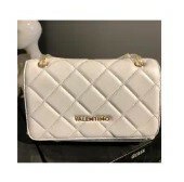 [S] MARIO VALENTINO OCARINA QUILTED CROSSBODY BAG,PEARL WHITE, 8058043889948 (SMV12)