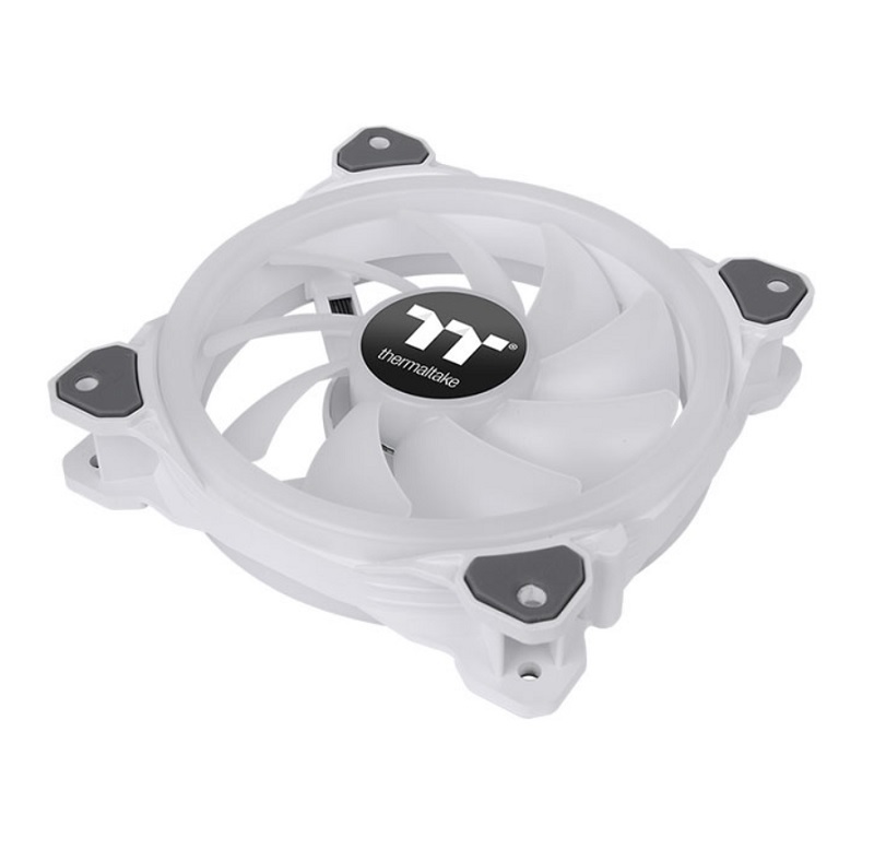 米特3C數位–曜越 Riing Trio 12 RGB 水冷排風扇/三入/白色/CL-F126-PL12SW-A