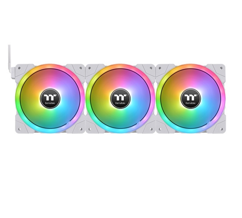 米特3C數位–曜越SWAFAN EX12 RGB水冷風扇/三入/黑CL-F143-PL12SW-A/白CL-F161-PL12SW-A