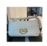 [S] LOVE MOSCHINO BRAID SHOULDER BAG,WHITE, 8059022744845 (SLM117)