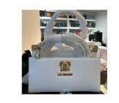 [S] LOVE MOSCHINO M HEART LOGO CROSSBODY BAG,WHITE, 8059022754318 (SLM119)
