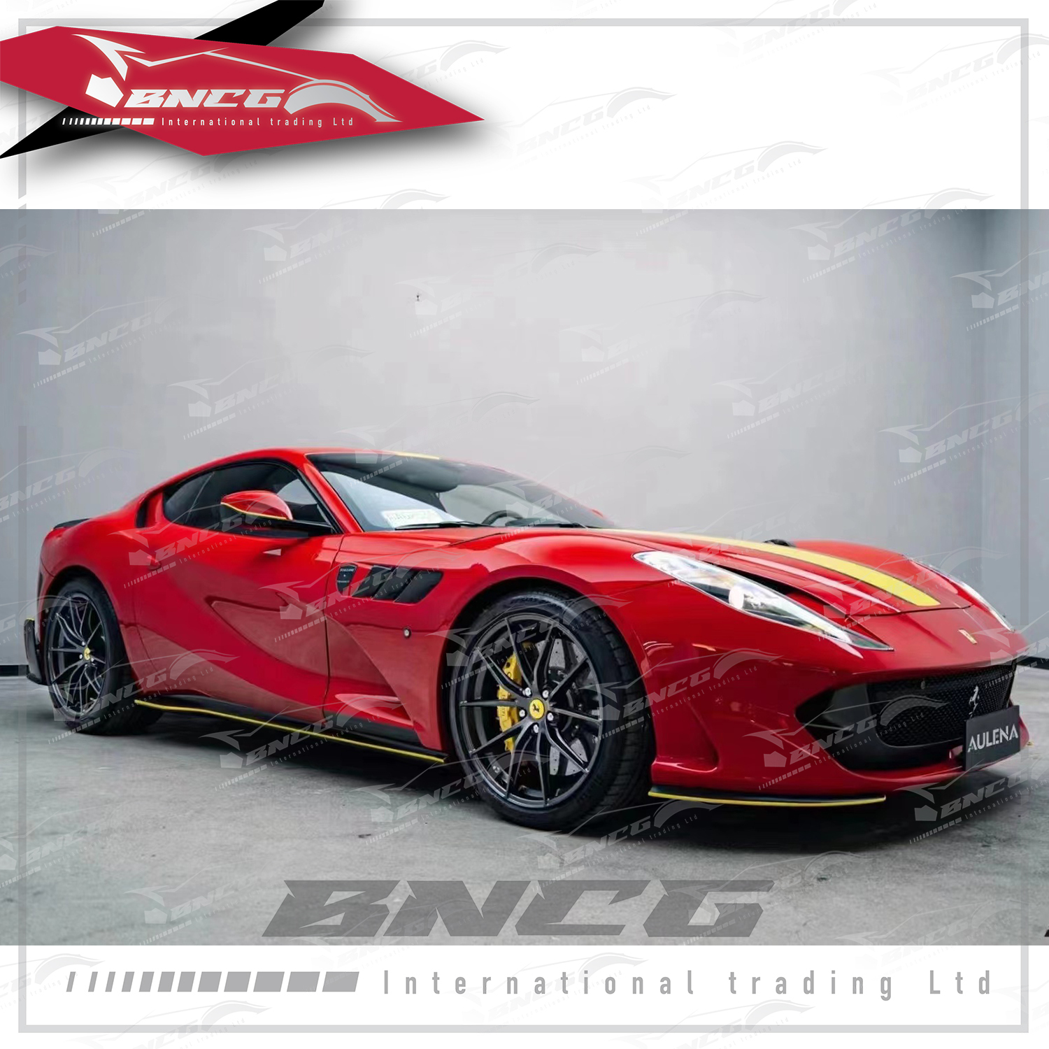 法拉利 Ferrari 812 改裝 卡夢 碳纖維 空力套件 Mansory款 前包角 引擎蓋 側風口 側裙 後下巴 後風口 尾翼