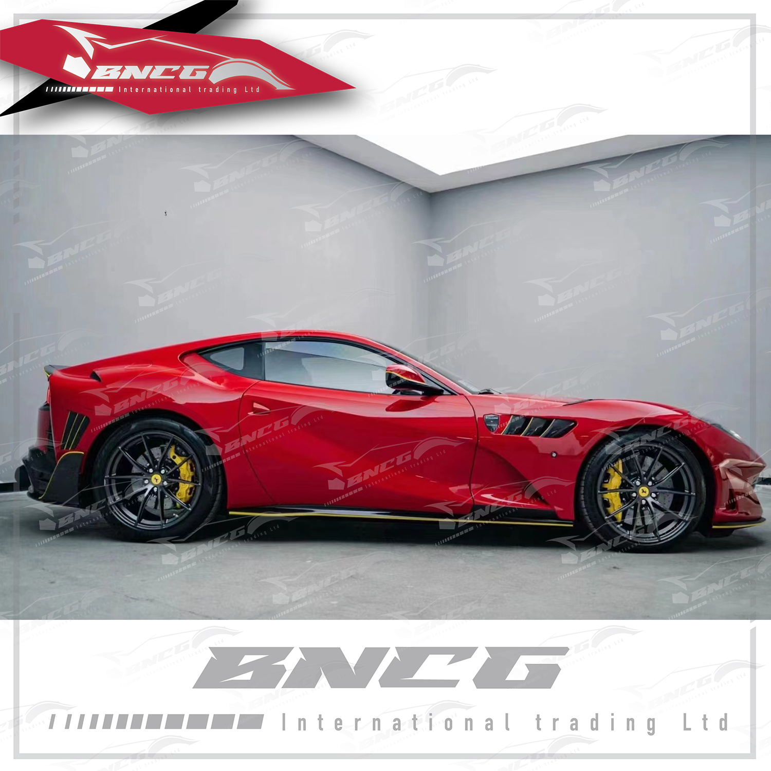 法拉利 Ferrari 812 改裝 卡夢 碳纖維 空力套件 Mansory款 前包角 引擎蓋 側風口 側裙 後下巴 後風口 尾翼