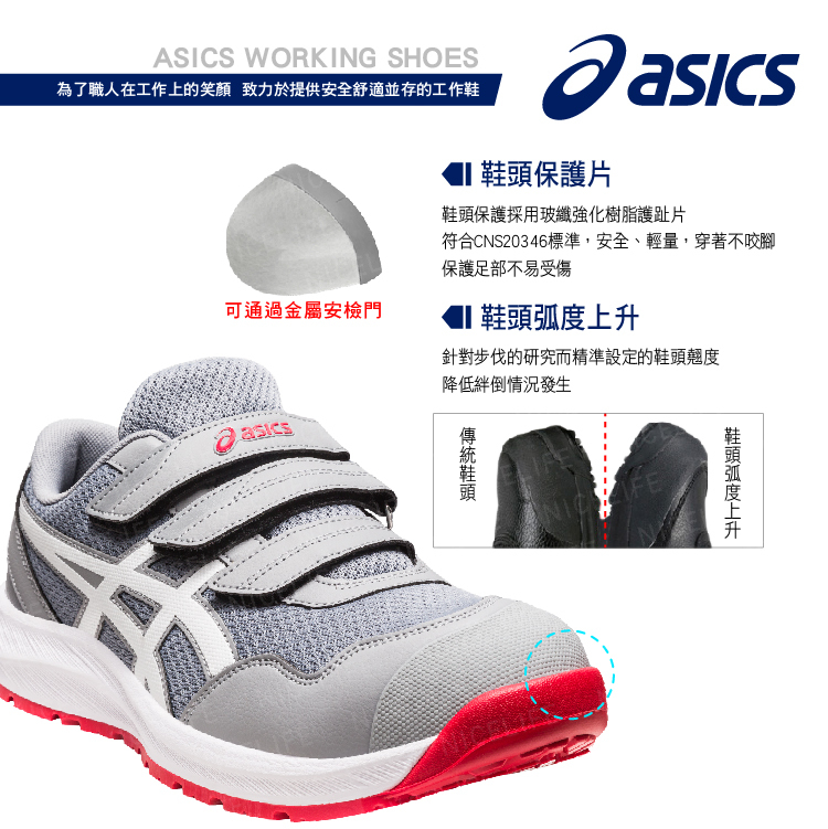 【ASICS亞瑟士｜CP215日向 全能防護鞋】