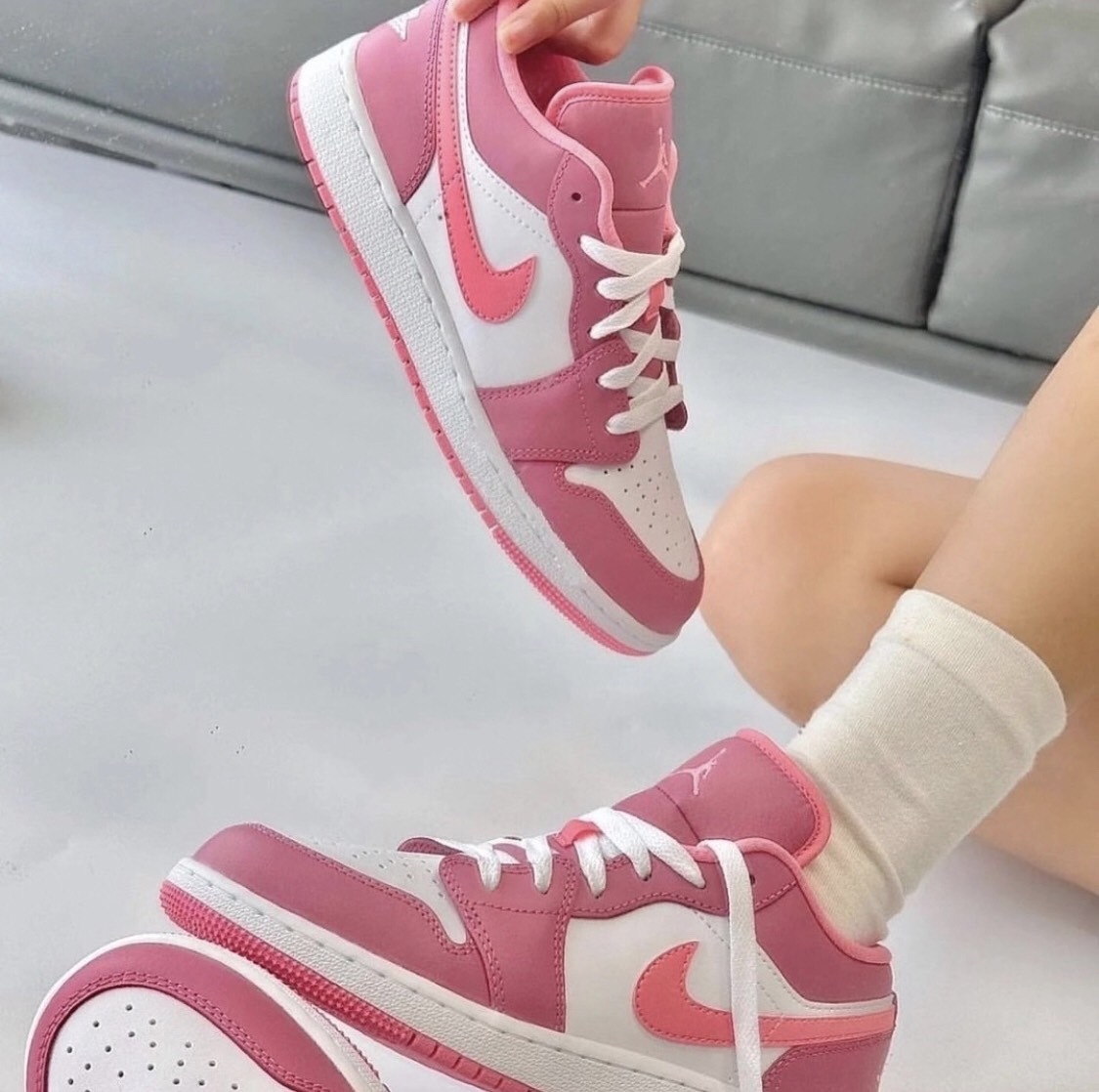 【APAIR】預購 Nike Air Jordan 1 Low Gs "Desert Berry" 草莓牛奶 553560-616