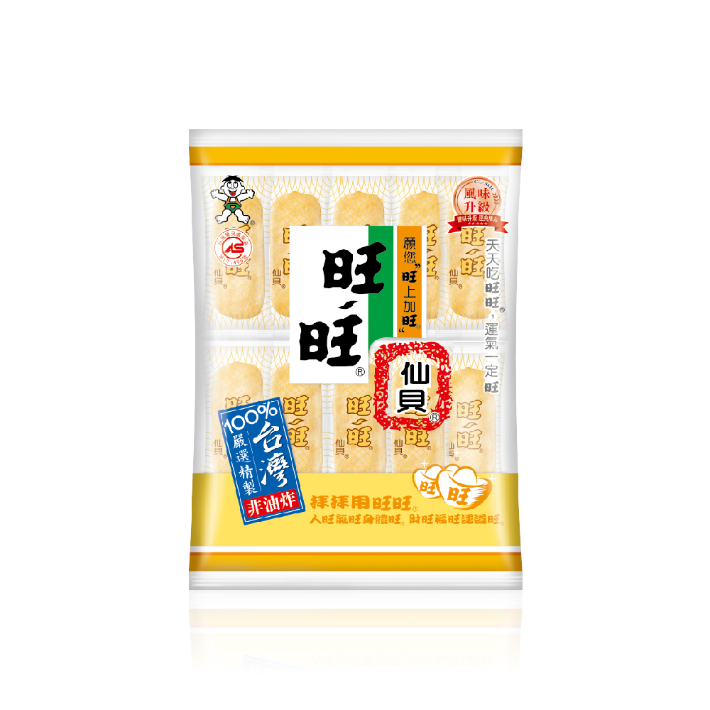 旺旺仙貝市面包 112g【素食】