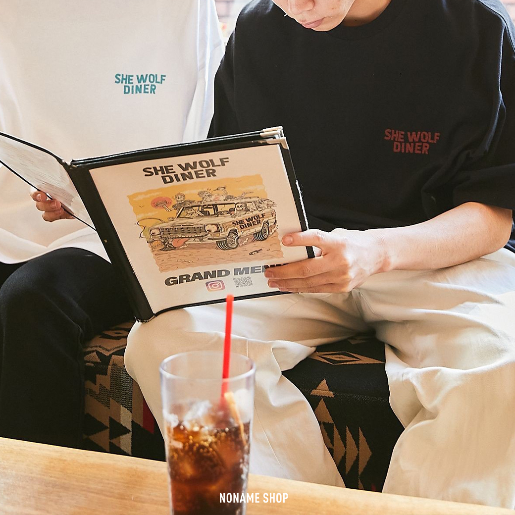 <期間限定> SHE WOLF DINER x FREAK'S STORE 聯名 塗鴉 短T 三色 (男款)