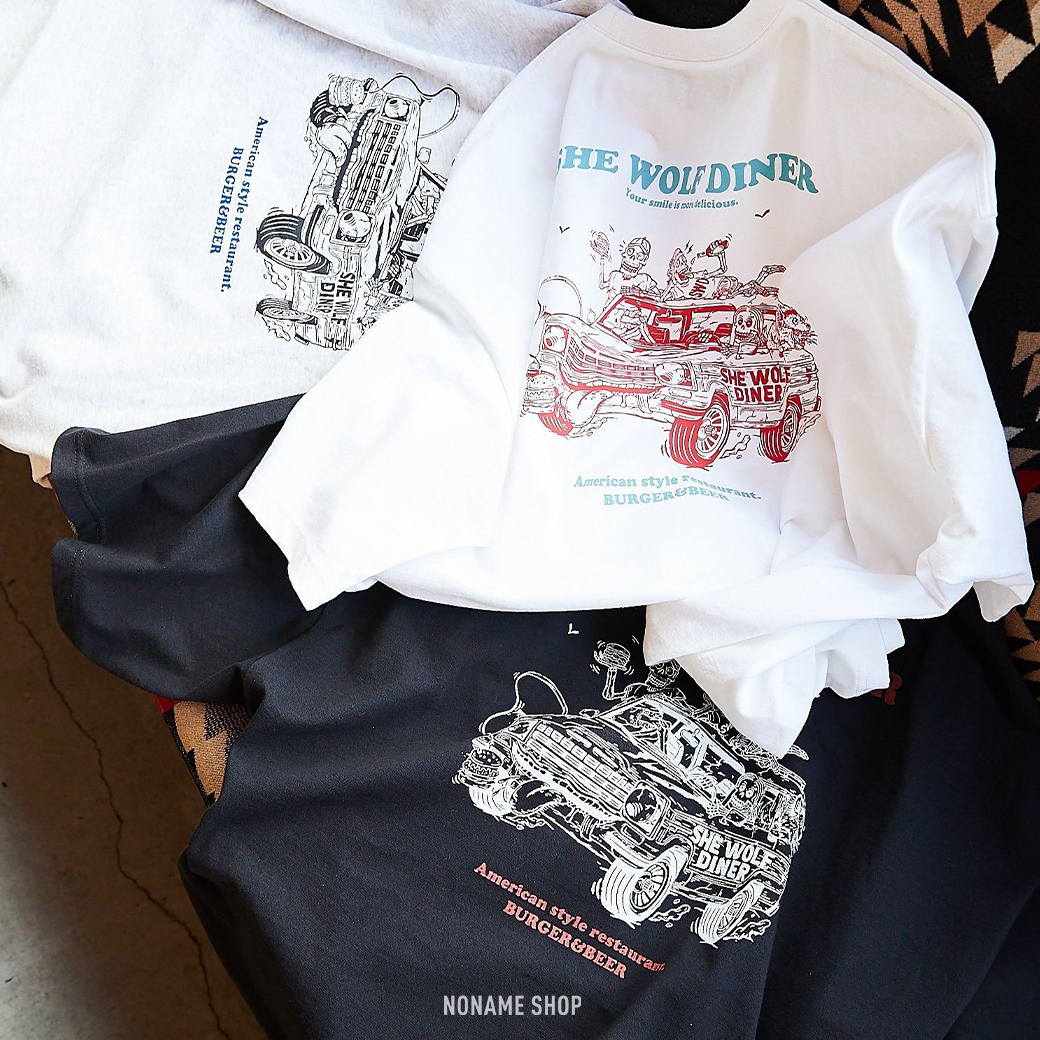 <期間限定> SHE WOLF DINER x FREAK'S STORE 聯名 塗鴉 短T 三色 (男款)