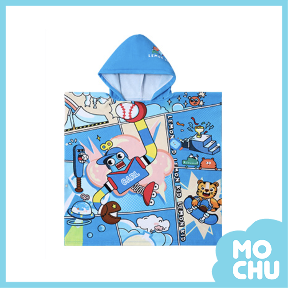 漫畫風格速乾浴袍(兩色)